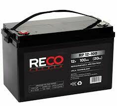 Akumulator RECO 12-100 AGM 12V 100Ah UPS KAMPER