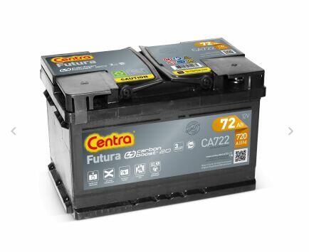 Akumulator CA722 Centra Futura 72Ah 720A P+
