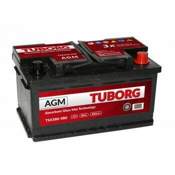 Akumulator TUBORG AGM 12V 80Ah 800A START&STOP P+