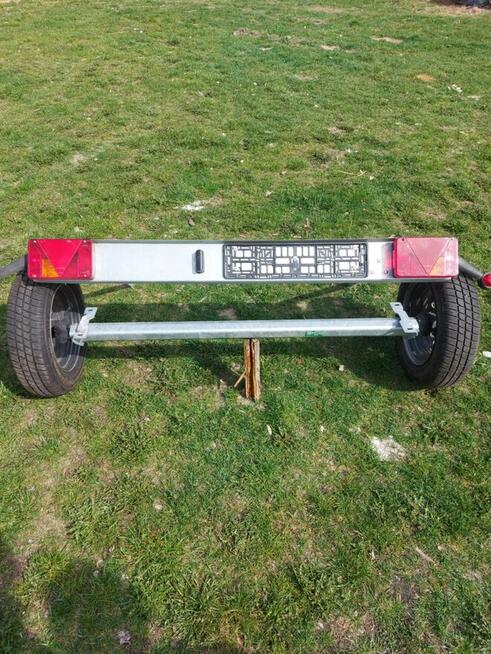 Oś do przyczepki Al-ko 750 kg + koła 4x100 + tablica z lamp