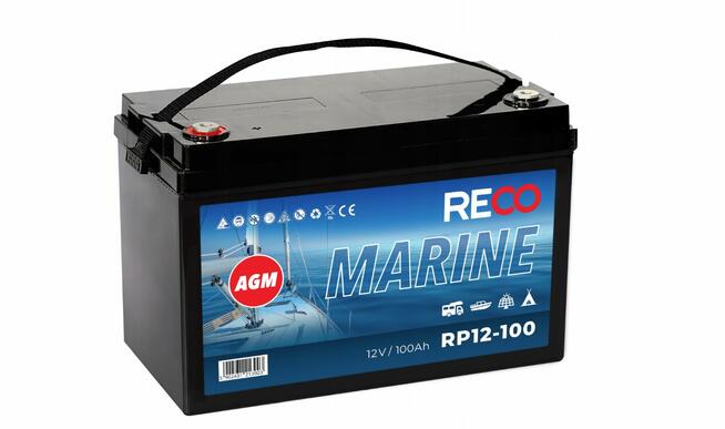 Akumulator żelowy RP12-100 AGM 100Ah do Łodzi/UPS/Kamper