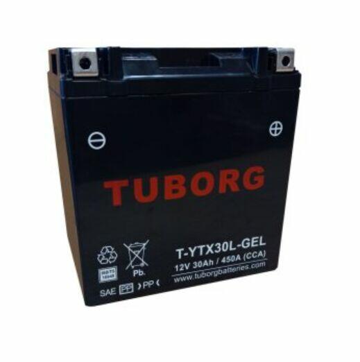 Akumulator TUBORG YTX30L-GEL YIX30L-BS 12V 30Ah 450A AGM P+