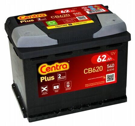 Akumulator Centra Plus CB620 12V 62Ah 540A