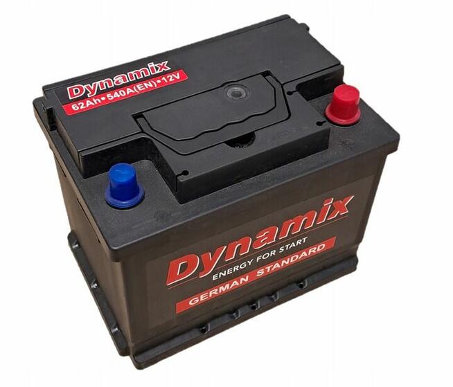 Akumulator DYNAMIX 12V 62Ah 540A P+ ZAMIENNIK VARTA BLUE