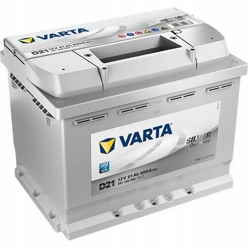 Akumulator 12V 61Ah 600A Varta Silver D21