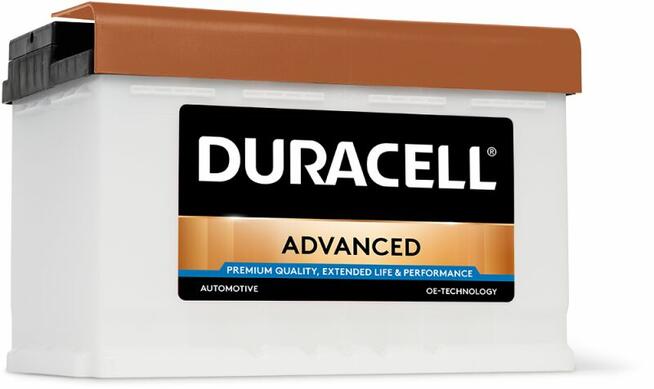 Akumulator samochodowy DURACELL 12V 77Ah 750A P+