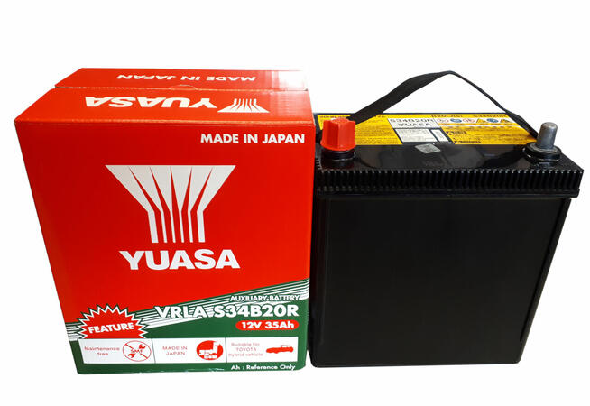 Akumulator 12V 35Ah 272A L+ Yuasa S34B20R AGM HYBRID