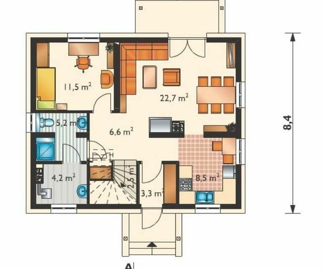 Dom z pięknym widokiem na Lalin, gm. Sanok