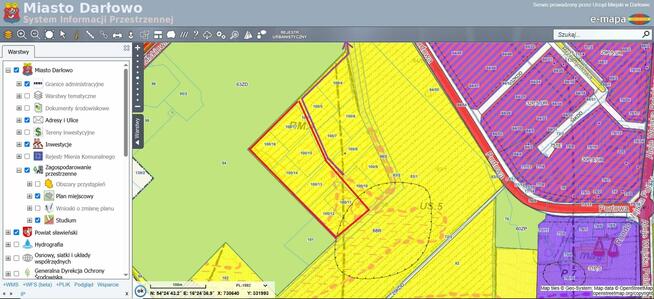 Darłowo, 7 działek rolnych, studium-zagrodowe