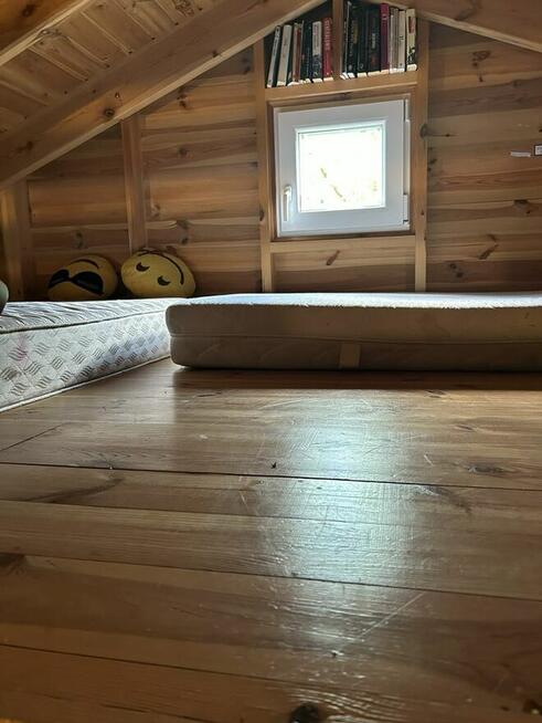 Sprzedam działkę + domek drewniany 35m² ROD Ikar Kalisz