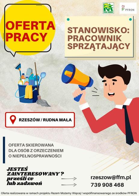 Oferta Pracy Pracownik Sprzatający