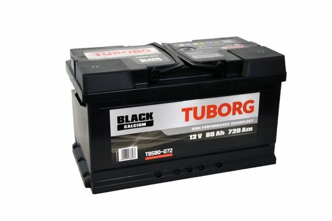 Akumulator Tuborg Black TB580-072 12V 80Ah 720A P+