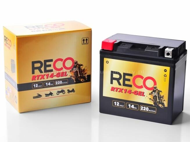 Akumulator Motocyklowy Reco YTX14/YTX14L Motor/Skuter