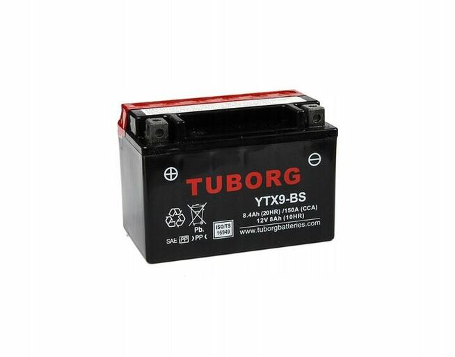 Akumulator Tuborg YTX9-BS 8.4Ah 150A AGM