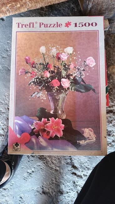 Puzzle kwiaty 1500 nowe