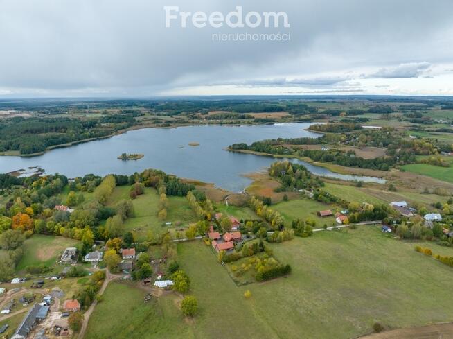 Siedlisko z linią brzegową na Mazurach