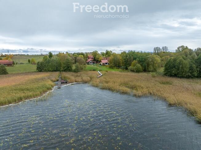 Siedlisko z linią brzegową na Mazurach