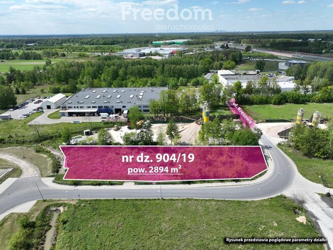 Działka przemysłowa przy A2, blisko Warszawy