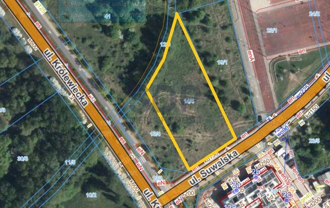 Działka usługowa Wrocław Fabryczna, Maślice, Królewiecka