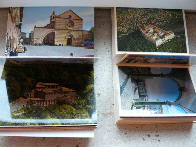 Asyz i Montecassino ksiazeczki ze zdjeciami