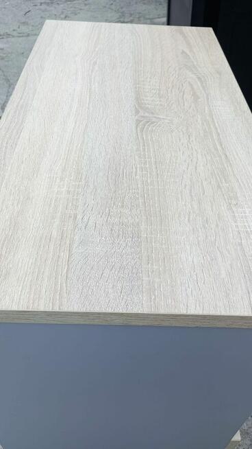 Komoda szafa dąb soma bok szary 80x115cm komody szafy szafki