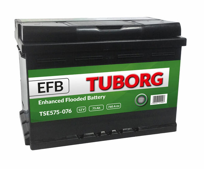 Akumulator Tuborg EFB 12V / 75Ah / 760A