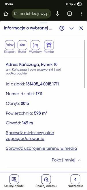 Działka budowlana w mieście z mediami - Kańczuga