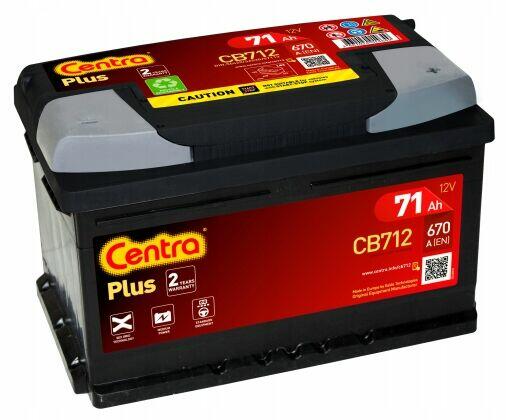 Akumulator Centra Plus CB712 12V 71Ah 670A