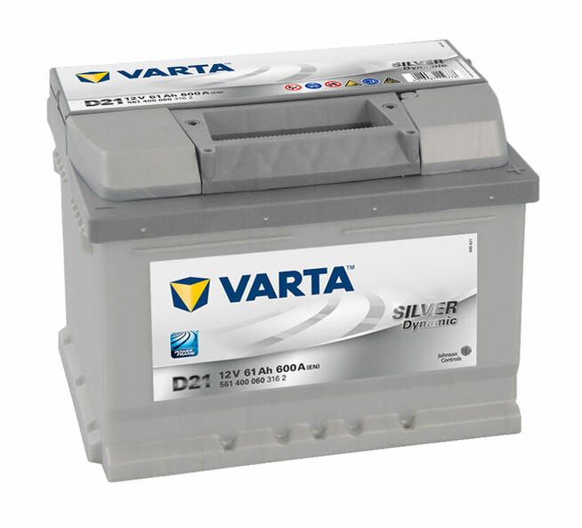 Akumulator VARTA SILVER 12V 61Ah 600A D21