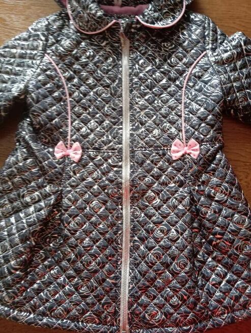 Płaszczyk elegancki i torebka stan idealny rozmiar 110/116