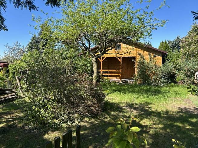 Sprzedam działkę + domek drewniany 35m² ROD Ikar Kalisz