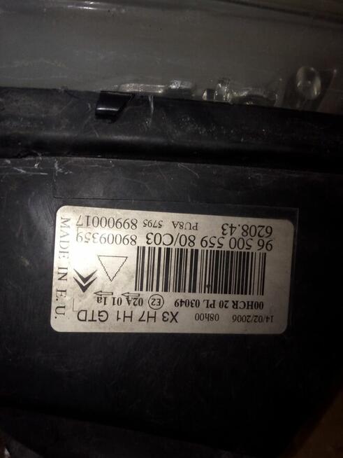 Lampa Citroen C5 Lift lewa