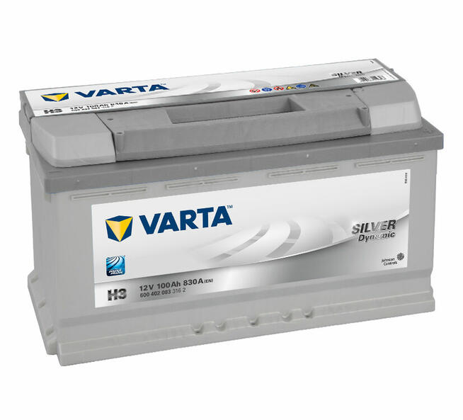Akumulator VARTA Silver Dynamic 12V 100Ah 830A H3