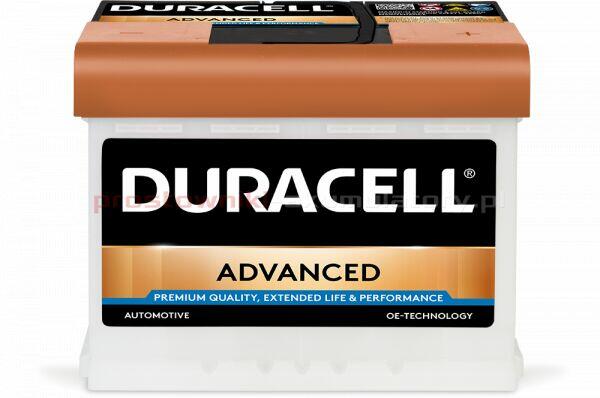 Akumulator Duracell Advanced DA63H OE 12V 63Ah 650A P+