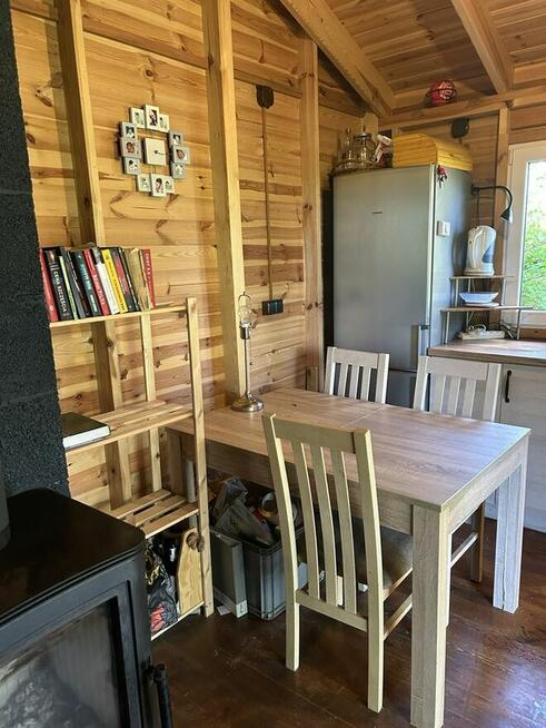 Sprzedam działkę + domek drewniany 35m² ROD Ikar Kalisz