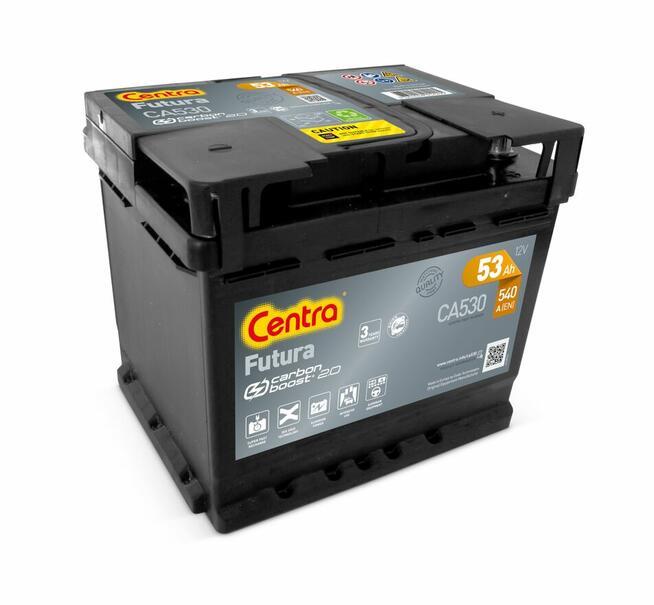Akumulator samochodowy CENTRA FUTURA 12V 53Ah 540A P+ CA530