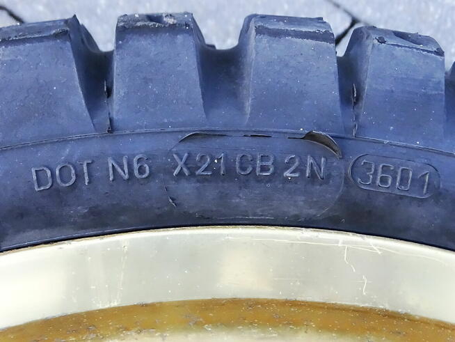 Koło felga Takasago 17xMT2.50 DOT 102 JAPAN 7 89