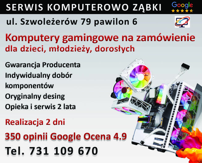 Serwis komputerowy Ząbki. Niskie ceny. Najlepsze opinie!