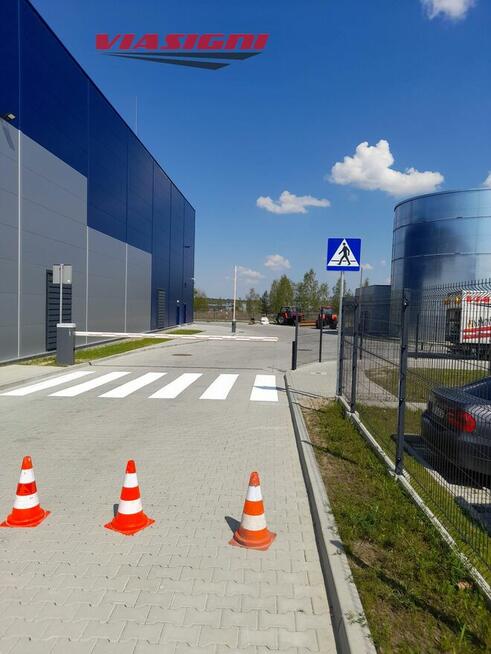 Produkcja montaż znaków drogowych oraz oznakowania poziomego