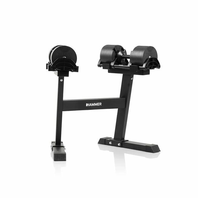 Zestaw hantli systemowych na stojaku HAMMER SMARTLOCK 2x32 k