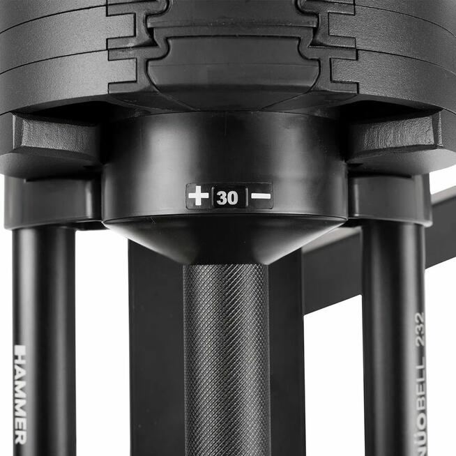Zestaw hantli systemowych na stojaku HAMMER SMARTLOCK 2x32 k