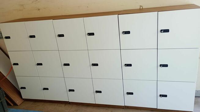 Szafka pracownicza biała locker szafy pracownicze 6skrytek b