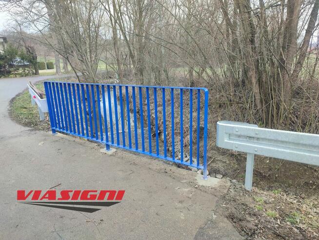 Produkcja montaż balustrad U-11a, ogrodzeń U-12a łańcuchowy