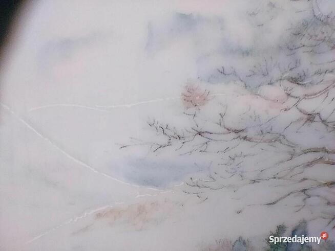 Patera ,duży talerz kolekcjonerski Limoge"s 22karaty