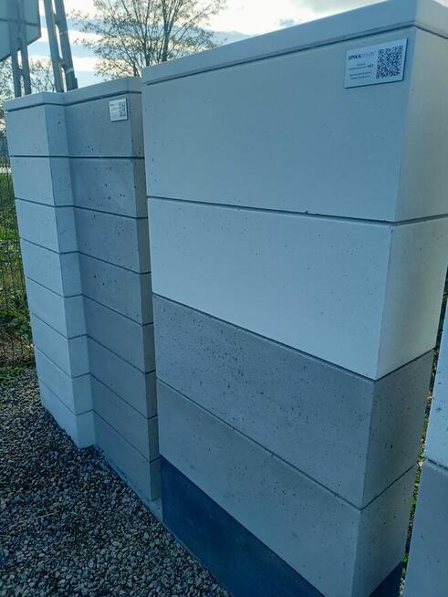 Ogrodzenie z betonu architektonicznego bloczki Epika Design