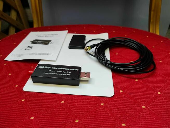 Tuner DAB+ DAB Adapter Radia Cyfrowe Android USB odbiornik