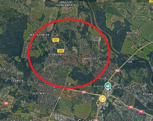 Działka budowlana Wrocław Fabryczna, Stabłowice