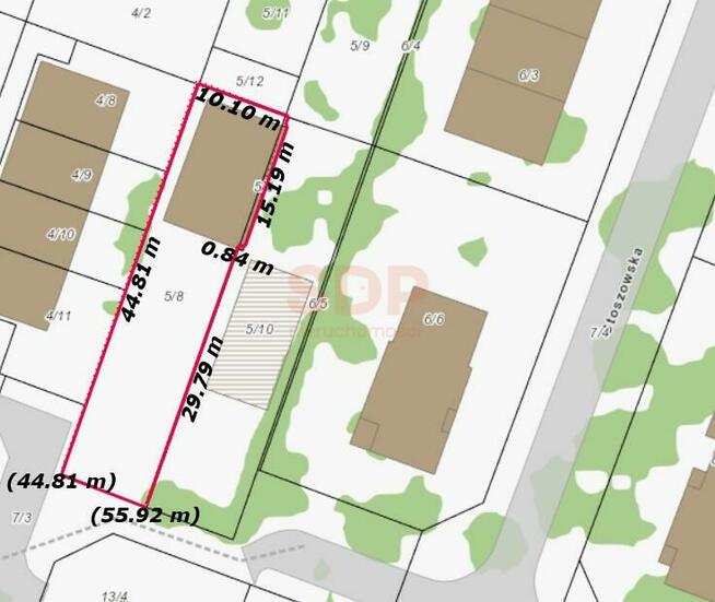 Działka budowlana Wrocław Fabryczna, Stabłowice, Stoszowska