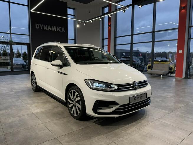 Volkswagen Touran R-Line 1.8TSI 180KM DSG 2018 r., salon PL, 7-mio osobowy, 12 m-cy gwar