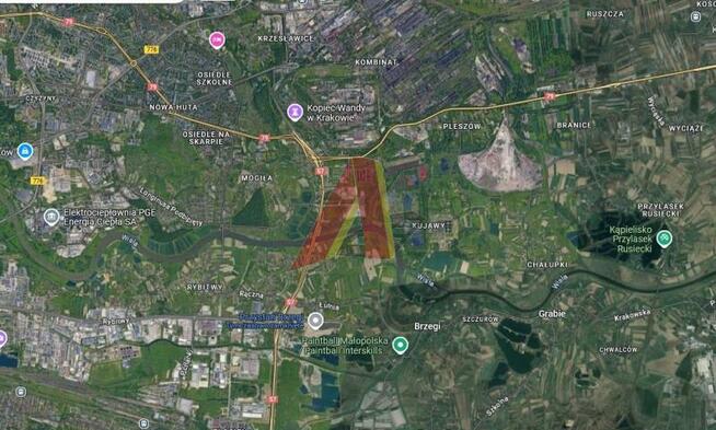 Działka przemysłowa Kraków Nowa Huta, Nowa Huta, Igołomska